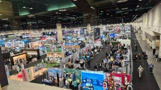 PGA 쇼 전시장 모습. 사진_류시환