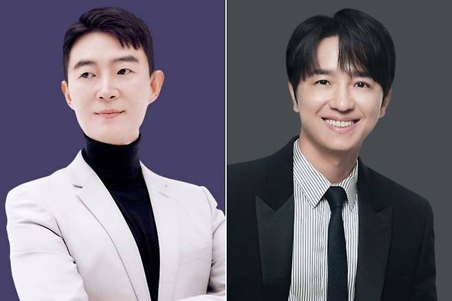 수학강사 현우진(왼쪽)씨와 영어강사 조정식씨.ⓒ메가스터디