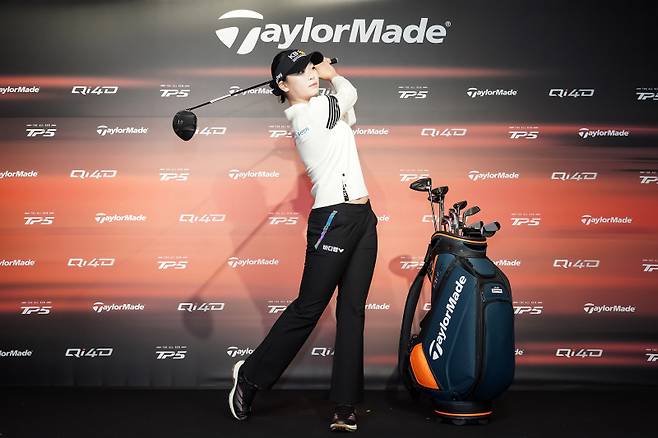 9일 서울 워커힐 호텔 빛의 시어터에서 테일러메이드 ‘2026 UNPACKED INVITATIONAL’ 신제품 론칭 행사’에 참석한 방신실. 프래드 제공