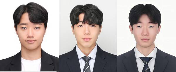 (왼쪽부터)첫째 이태승, 둘째 이태현, 셋째 이태진.