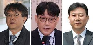 (왼쪽부터) 김태훈 대전고검장, 민경호 청주지검장, 김도완 대전지검장
