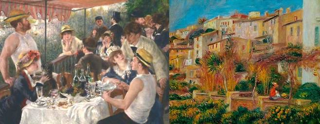 말년에 심각한 류마티스 관절염을 앓으며 변화한 르누아르의 화풍/사진=Renoir.net