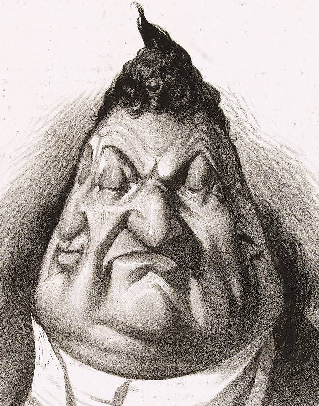 오노레 도미에, 과거, 현재, 미래, 1834, 석판화, 19.6x21cm