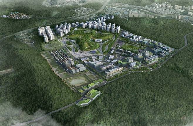 ▲ 박달스마트시티 조감도. /사진제공=안양시