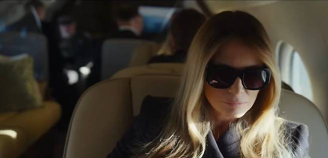 다큐멘터리 영화 ‘멜라니아’ 예고편의 한 장면. 사진 유튜브 캡처