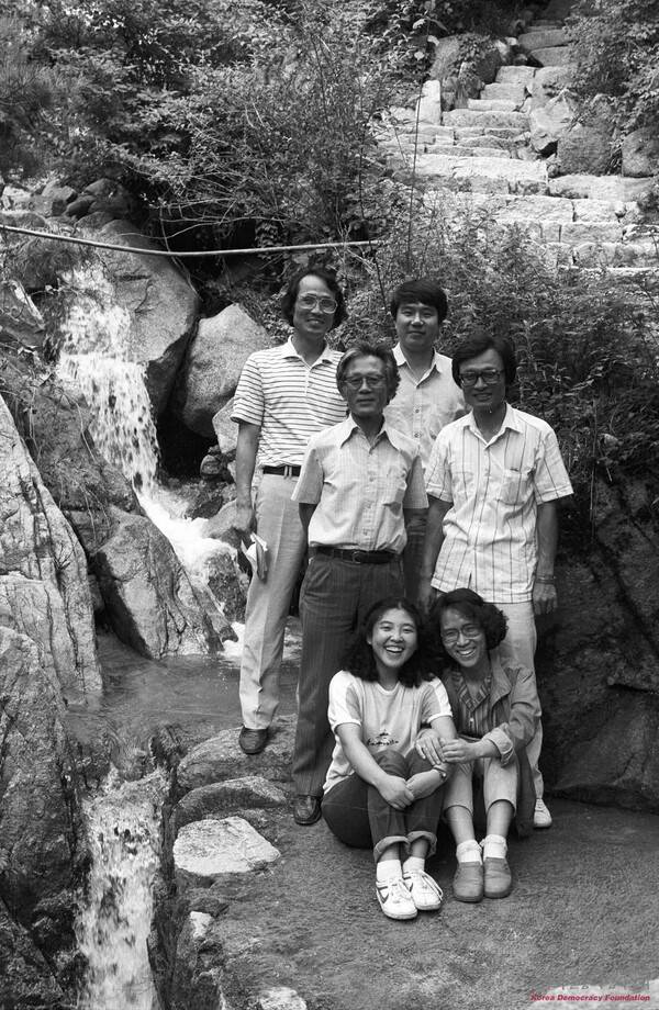 1985년 민통련 민족학교 시절의 이해찬. 박용수 사진작가