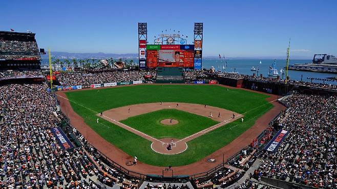 샌프란시스코 안방구장 오라클 파크. 사진출처 구단 홈페이지