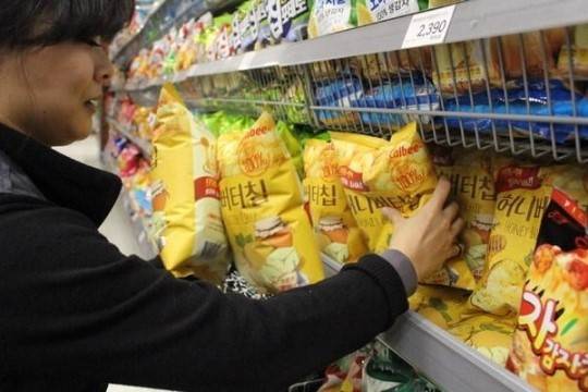 2014년 '허니버터칩' 대란 당시 한 이마트 매장 모습