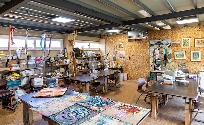 생태 미술 체험 프로그램이 열리는 행복마굿간 2층(사진=이효태)