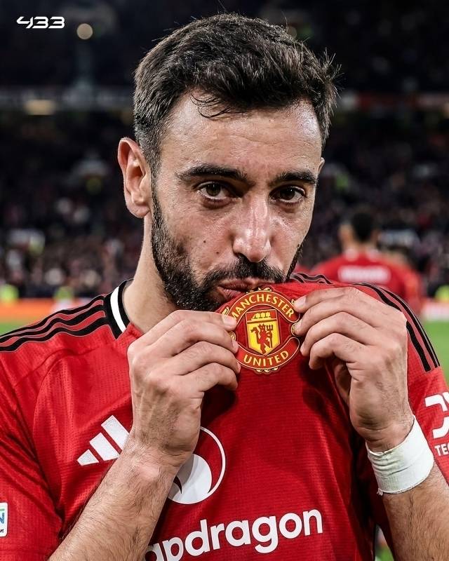 올드 트래포드의 에이스 브루노 페르난데스는 제대로 된 보상을 받기를 원한다. 사진=433 SNS