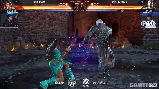 대미지는 물론 횡 추적 성능도 훌륭한 하체트. (사진= 25 STL S2 파이널)