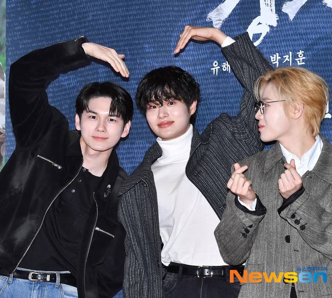 왼쪽부터 옹성우 이대휘 하성운