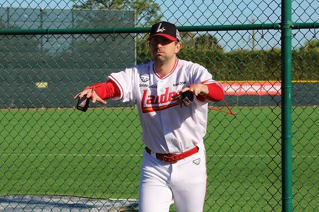 SSG 랜더스 새 외국인 투수 앤서니 베니지아노. /사진=SSG 랜더스 제공