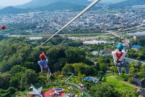 춘향테마파크 내 집와이어. 사진 남원테마파크㈜