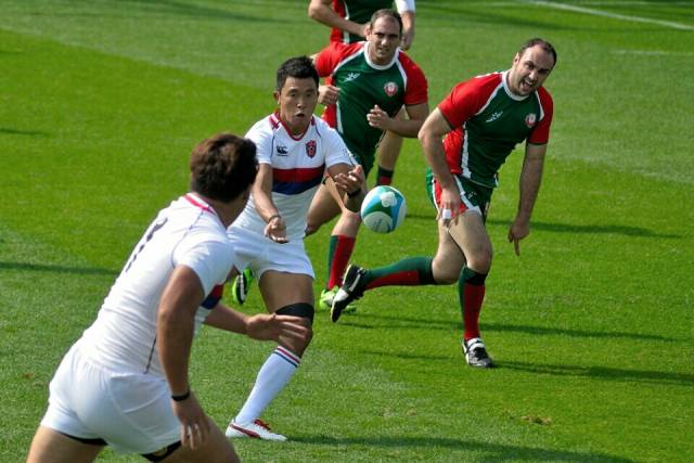 윤태일 씨가 국가대표 럭비팀에서 활동하는 모습. 한국장기조직기증원 제공