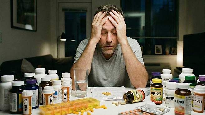 비타민 B를 아무리 먹어도 효과가 없다면, '체내 흡수율'을 따져봐야 한다|출처: Gemini 생성