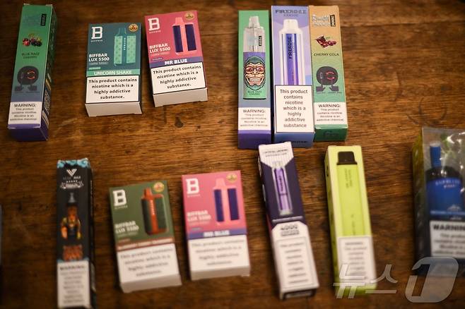 액상 전자담배들<자료사진>ⓒ AFP=뉴스1