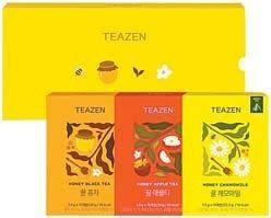 티젠의 프리미엄 꿀차 3종 세트.