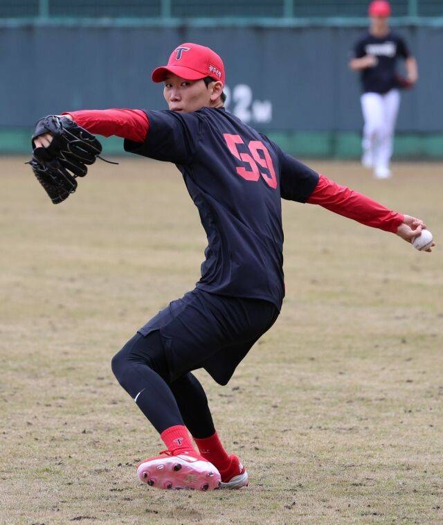 KIA 타이거즈 시절 양수호./KIA 타이거즈