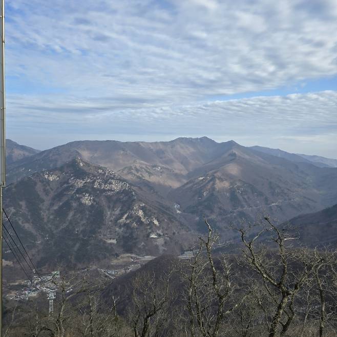 케이블카에서 바라본 영남알프스