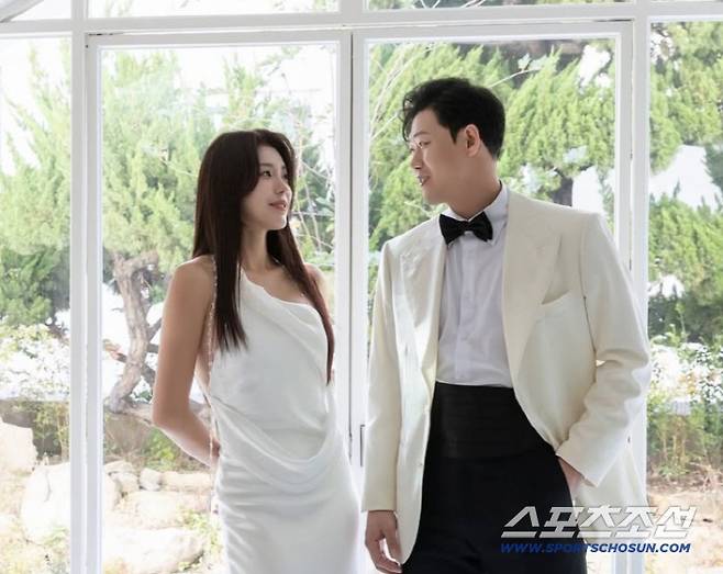 하주석-김연정 부부 웨딩화보. 사진=하주석 sns