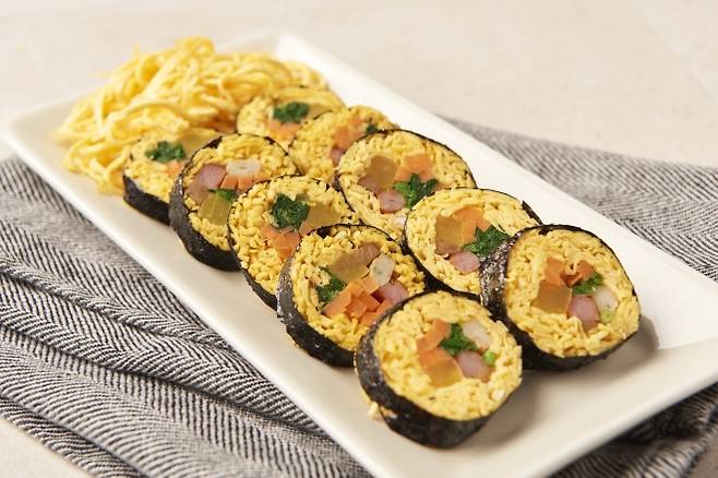 키토제닉(저탄고지) 다이어트 김밥. 아이클릭아트