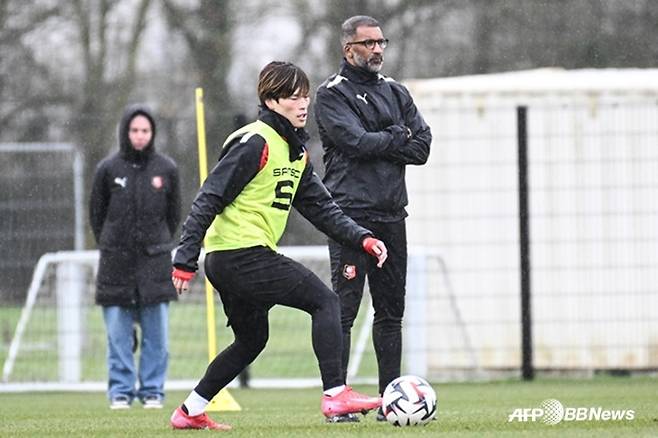 연습 중인 후루하시 쿄고의 모습. /AFPBBNews=뉴스1