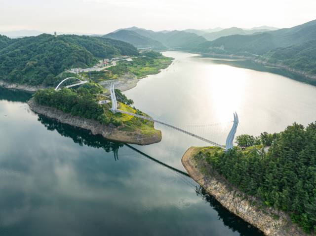 영주호 용마루공원 전경. 영주시 제공