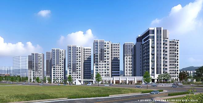 래미안 엘라비네 투시도. 삼성물산