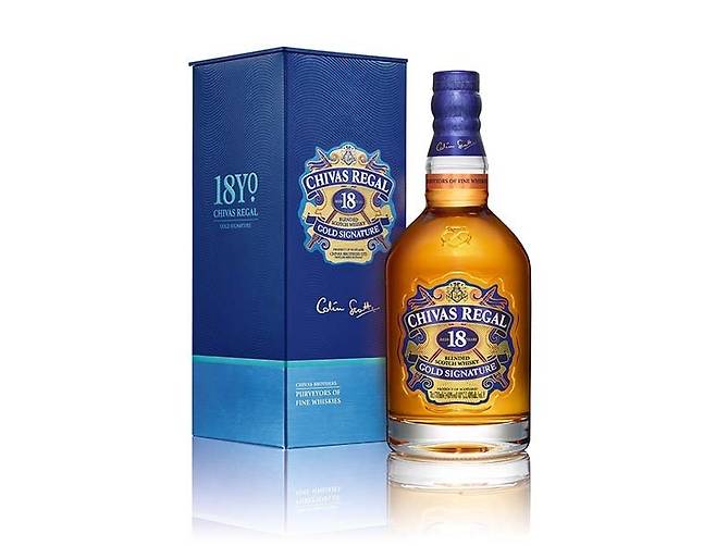 매끄러운 풍미가 일품인 ‘시바스 리갈 18년’. 페르노리카코리아 제공