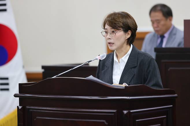 장수진 인천 동구의원. 사진=동구의회