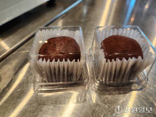 ◇완성된 두쫀쿠 모습. 사진=이은호 기자