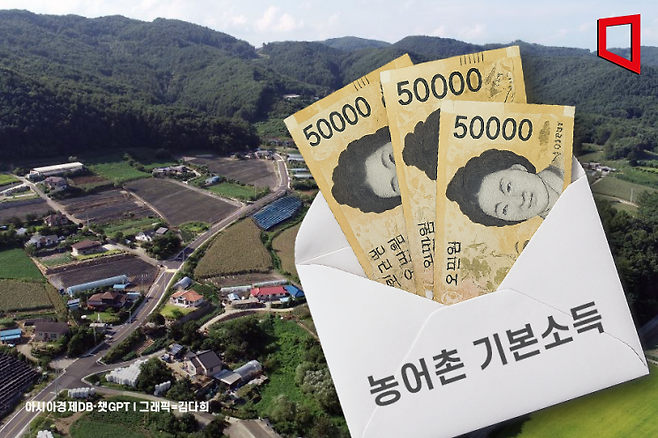 농어촌 기본소득 이미지. 아시아경제DB·챗GPT