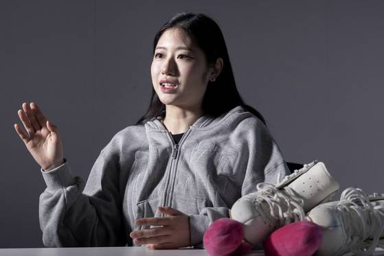 불미스러운 누명을 벗고 밀라노-코르티나담페초 동계올림픽 도전 기회를 회복한 피겨 선수 이해인. 올림픽 무대에서 유종의 미를 거둔다는 각오다. 장진영 기자