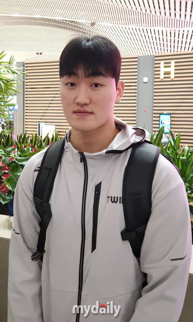 LG 트윈스 김동현./인천공항=김경현 기자