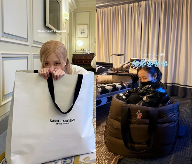 로제 인스타그램. 제니 인스타그램.