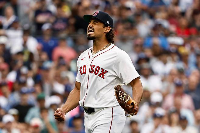 보스턴에서 활약했던 조던 힉스가 트레이드로 시카고화이트삭스로 옮겼다. Getty Images코리아