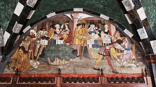 이소뉴 성 벽화./박병원