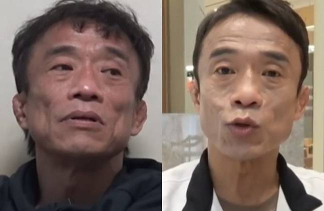 간암 수술을 받은 뒤 시커멓던 얼굴이 한결 환해진 심권호. 사진=TV조선 '조선의 사랑꾼'