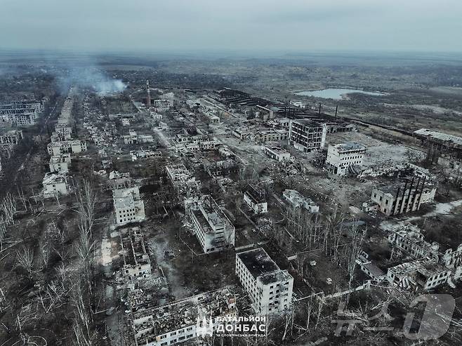 전쟁으로 황폐화한 돈바스 도네츠크 지역. 2025.01.29 ⓒ AFP=뉴스1 ⓒ News1 이지예 객원기자