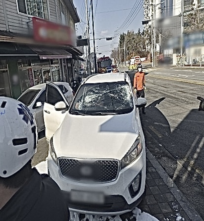 ▲ 안성 사고 당시 사진. /사진제공=경기도소방재난본부