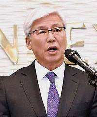 이민우 제10대 킨텍스 대표이사가 고양 킨텍스에서 열린 취임식에서 인사말을 하고 있다. 사진=킨텍스