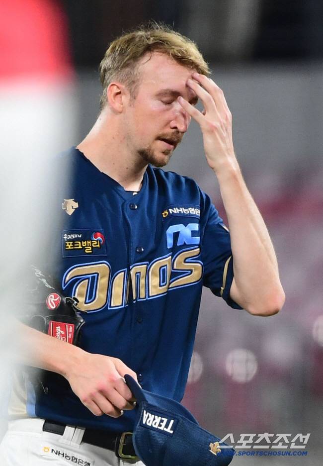 NC 다이노스 시절 에릭 페디. 스포츠조선DB