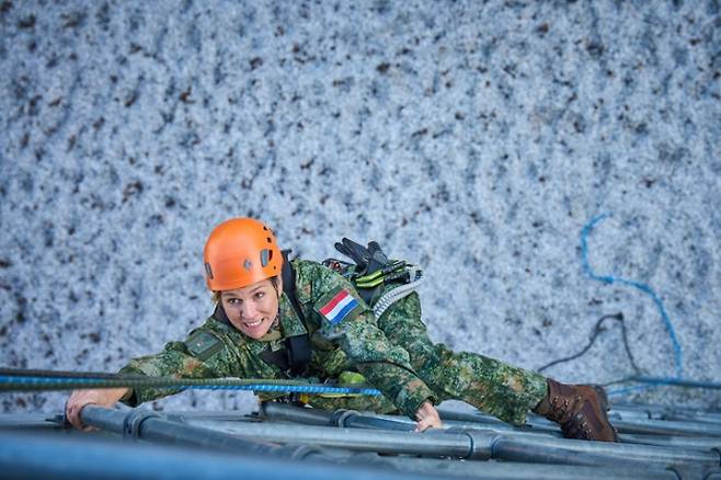 로프 타는 막시마 네덜란드 왕비. 네덜란드 왕실 인스타그램