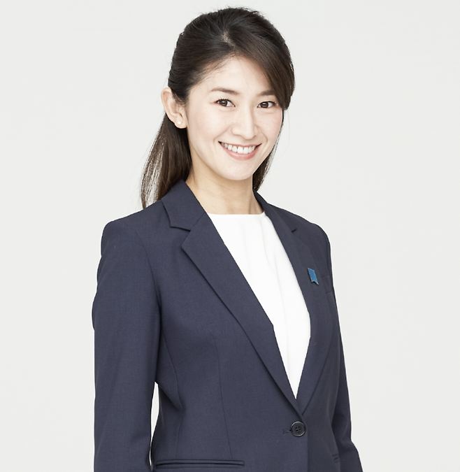 자민당 후보인 모리시타 치사토. 모리시타 치사토 캠프.