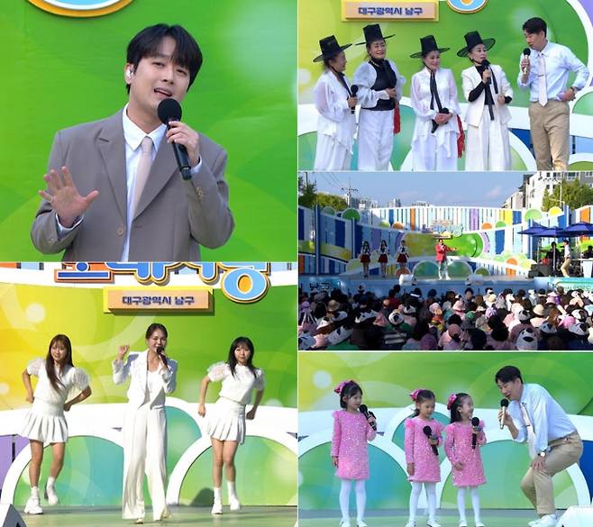2월 8일 방송되는 KBS 1TV ‘전국노래자랑’은 대구도서관 서편 특설 무대에서 열린 ‘대구광역시 남구 편’으로 꾸며진다. 이번 방송에는 ‘전국노래자랑’이 배출한 스타 이찬원이 고향을 찾아 화제를 모은다. 미스김, 문연주, 김성환, 트윈걸스 등 화려한 초대가수 라인업과 함께 ‘사자자매즈’, 유치원생 절친 등 개성 넘치는 참가자 15팀의 열정적인 무대가 펼쳐진다. 가장 큰 화제는 이찬원의 귀환이다. 대구의 자랑 이찬원이 초대 가수로 출격해 고향 팬들에게 감동과 즐거움을 선사한다.