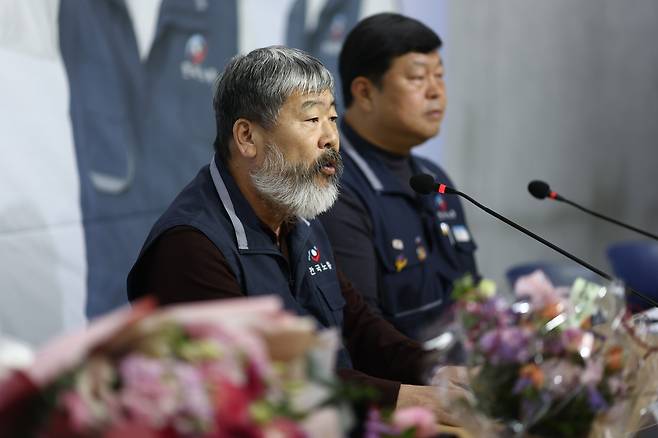 김동명 한국노총 위원장. 연합뉴스