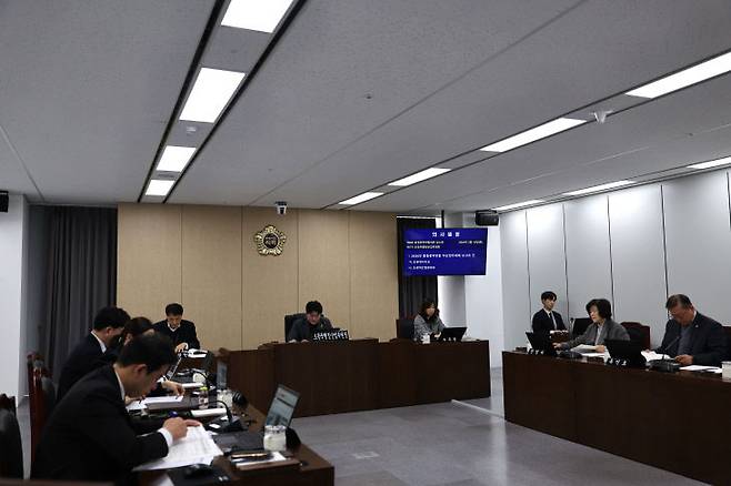 제1차 초광역 행정산업위원회 전경. 사진=충청광역연합의회 제공.