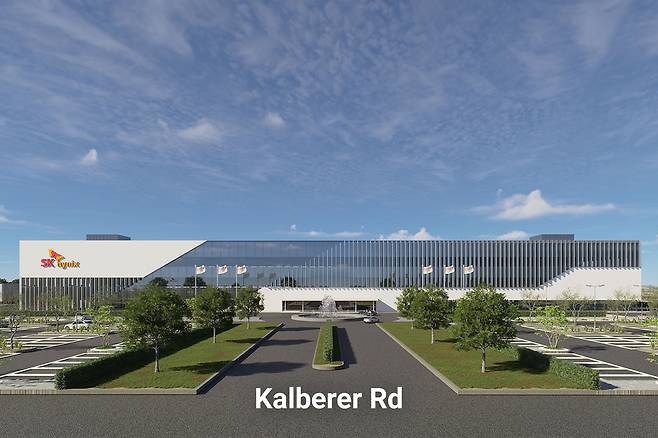 SK하이닉스가 미국 인디애나주 웨스트라파예트에 짓는 반도체 생산 기지 렌더링 이미지. (사진=SK하이닉스)