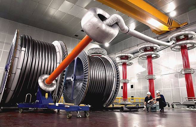 LS전선 초고압 직류(HVDC) 케이블. / 사진=LS전선 제공